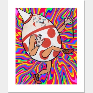Psychedelic Humpty Dumpty Posters and Art